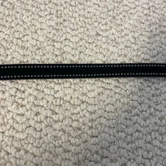NWT Banana Republic Black Studded Suede Belt - Size S - Picture 7 of 14
